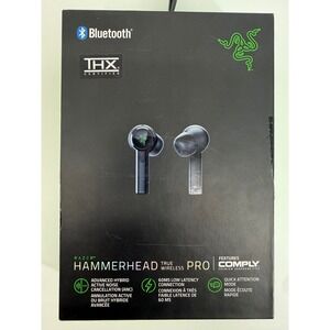 Razer Hammerhead True Wireless Pro gaming mobile Earbuds THX ANC Bluetooth NEW